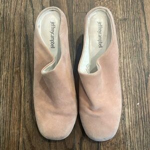Jeffrey Campbell baby pink heels